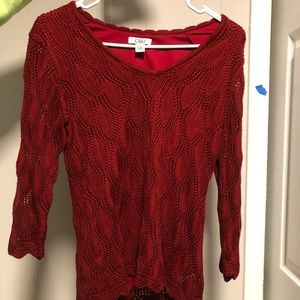 Cato lace 3/4 sleeve blouse